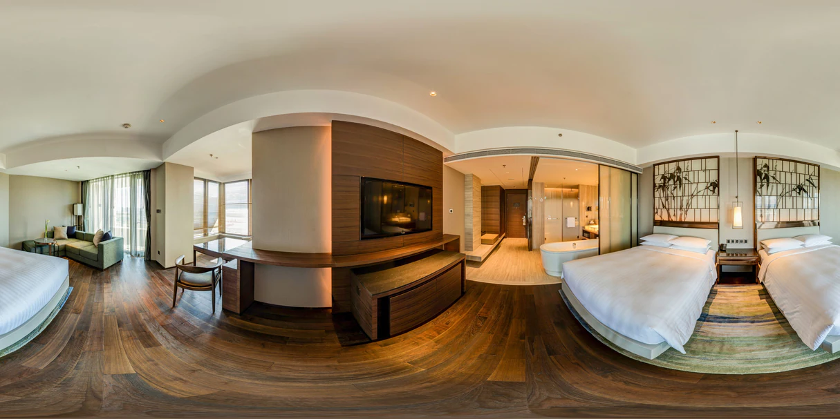 带阳台豪华双床房