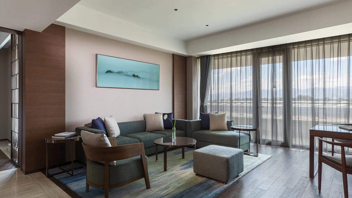 家庭套房 - 起居区