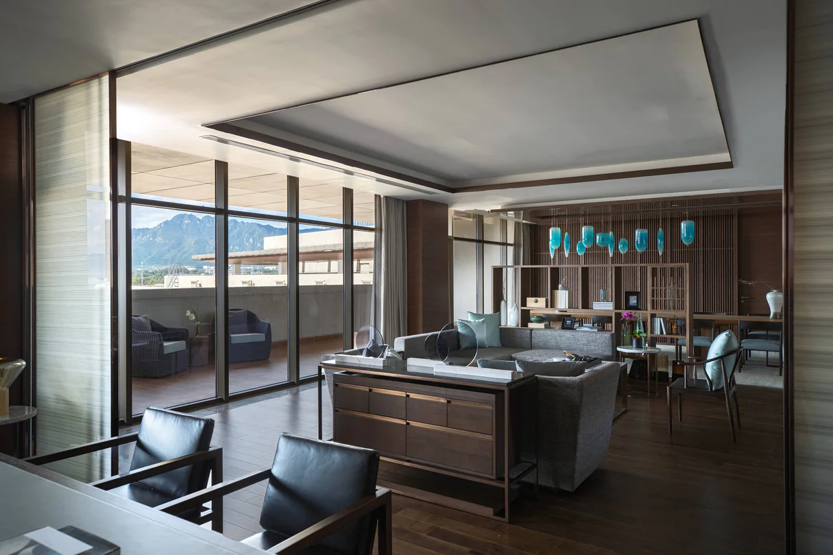 总统套房 - 起居区